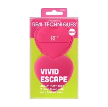 Real Techniques Jelly Puff Set Vivid Set Houba na líčení