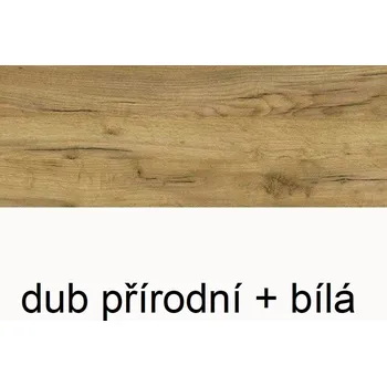 Jídelní stůl BRADOP Jídelní stůl ŠIMON 70×110 Barevné provedení: DPB - DUB PŘÍRODNÍ/BÍLÁ