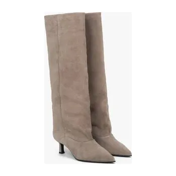 Dámské kozačky Estro Kozačky ER00118408 Béžová 38