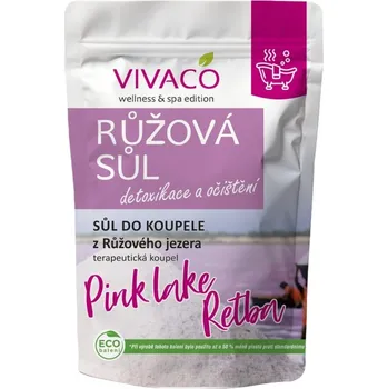 Koupelová sůl Vivaco Sůl do koupele z RŮŽOVÉHO JEZERA RETBA 1000 g
