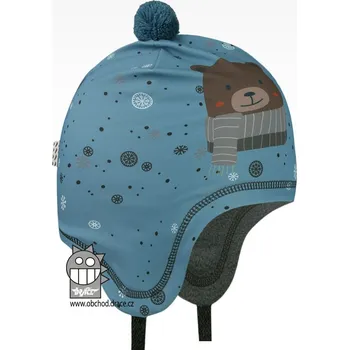 Čepice Dráče Dětská laponka polárka s fleecem - více barev Velikost: 54-56