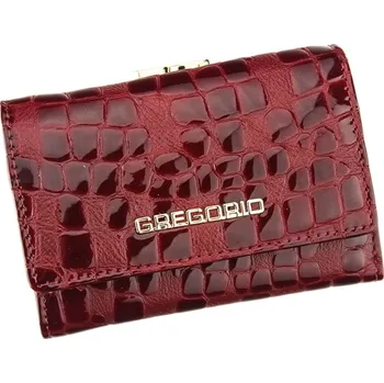 Peněženka Dámská kožená peněženka Gregorio FS - 117 tmavě červená