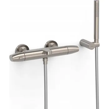 Vodovodní baterie Nástěnná vanová baterie Tres Over-Wall stříbrná