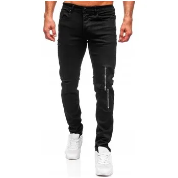 Pánské džíny PÁNSKÉ ČERNÉ JEANSY SLIM FIT MP0087N DENLEY_29/S
