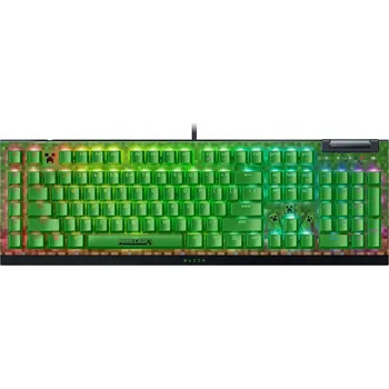 Klávesnice Mechanická klávesnice Razer BlackWidow V4 X Minecraft Edition Zelená
