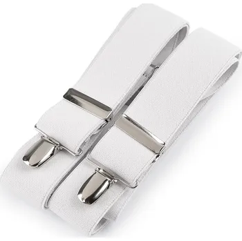 Oblečení a móda Šle na sponu šíře 3,5 cm - bílé