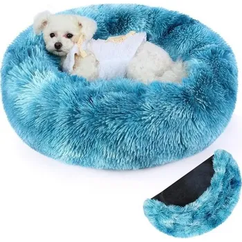 Bouda pro psa COMSLE Chlupatý pelíšek pro psy a kočky, měkký, odnímatelný a pratelný, protiskluzový pro malé psy