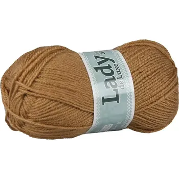 Příze Příze Lady de luxe 999 tmavá béžová