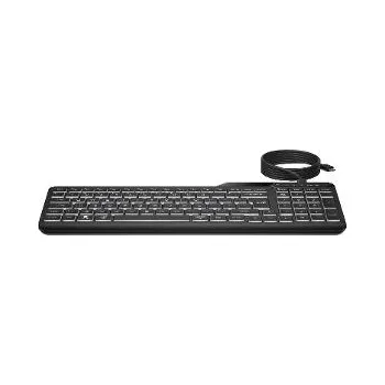 Klávesnice 400 Backlit Wired Keyboard Black HP