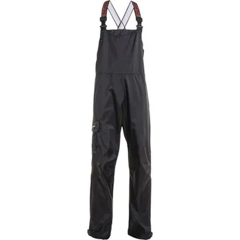 Rybářské oblečení Kalhoty s Laclem Grundéns Weather Watch Bib Black Velikost M