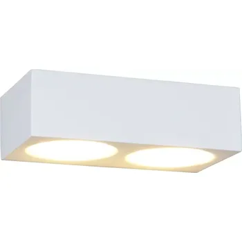 Nástěnné svítidlo Trio Leuchten 201104401 MATTONE - Sádrové nástěnné bílé svítidlo, 4 x GX53 (Sádrové svítidlo vhodné k přemalování interiérovými barvami)