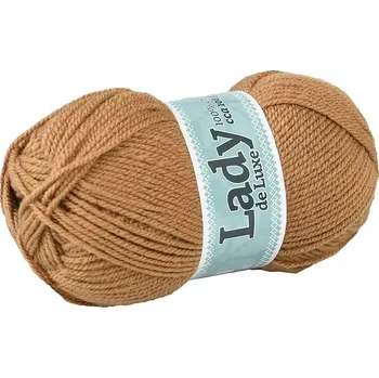 Příze Příze Lady de luxe 946 ořechová