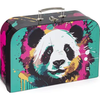 Školní kufřík Oxybag Kufr Kufřík lamino 34 cm Panda 6-03824