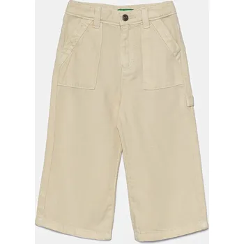 Chlapecké kalhoty Dětské rifle United Colors of Benetton 41AQGE02H.P.Seasonal béžová 12X, vel. 116