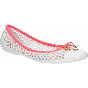 Dámská obuv Bílé gumové baleríny MELISKI LEMON JELLY MALU velikost 39