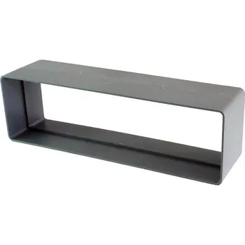 Regulus Nátrubek čtyřhranný DN125 plast, 60x200 mm, šedá