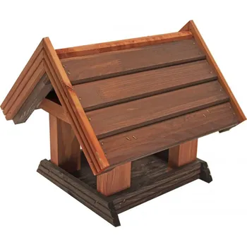 Krmítko pro ptáka 4iQ Group Dřevěné krmítko GIL IX