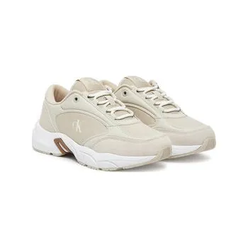 Dámské tenisky Sneakersy Calvin Klein Jeans Retro Tennis Mg Mix YW0YW01743 Béžová 39