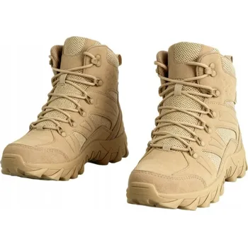 Pracovní oblečení KOŽENÉ TAKTICKÉ VODĚODOLNÉ TREKOVÉ BOTY VOJENSKÉ