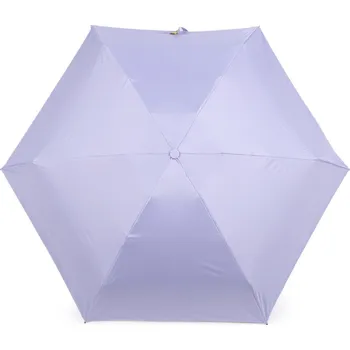 Deštník Skládací mini deštník s pevným pouzdrem, velké, 3 fialová nejsvětlejší