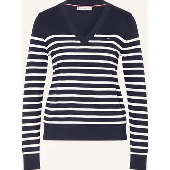 Dámská móda Tommy Hilfiger Dámský Svetr, tmavě modrá / režná, 38