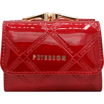 Peněženka Dámská kožená peněženka Peterson PTN 55287-PLT červená