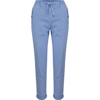 Dámské kalhoty Pohodlné elastické kalhoty s gumou v pase plus size LILIANA 42