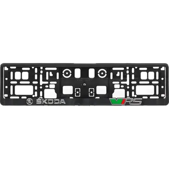 Držák SPZ Podložka pod SPZ ŠKODA VRS barevná (2ks)