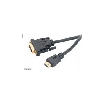 Video kabel Kabel AKASA DVI-D - HDMI, 2m