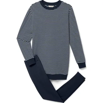 Dámské noční prádlo 719576 - Tchibo - Pyžamo s legínami - pro ženy - vel. M 40/42 - barva: modrá/s proužky