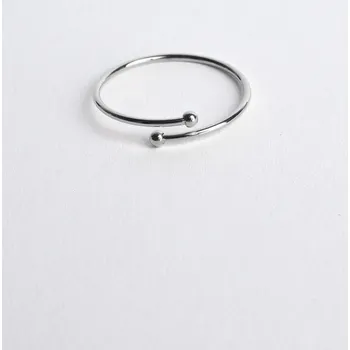 Prsten NASTAVITELNÝ OCELOVÝ PRSTÝNEK S KULIČKAMI PECA del SOL