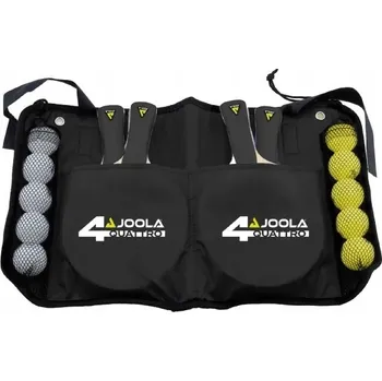 Stolní tenis SADA NA STOLNÍ TENIS PING PONG JOOLA QUATRO 4 RAKETY 10 MÍČKŮ