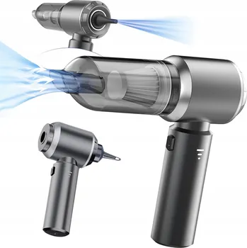 Vysavač Přenosný Bezdrátový Vysavač 3v1 – Silné Sání, USB Nabíjení