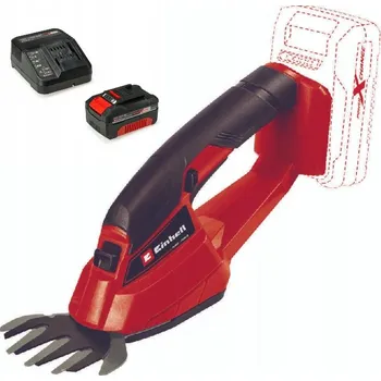 Nůžky na trávu EINHELL NŮŽKY NA TRÁVU GE-CG 18/1 LI 3410382 SADA AKUMULÁTOR 4,0AH