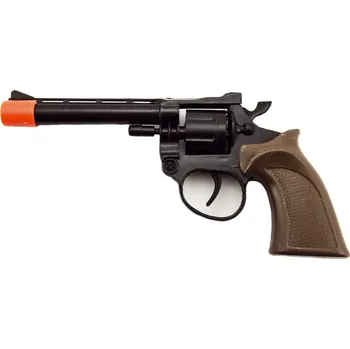 Dětská zbraň Pistole na kapsle plast 8 ran 20cm na kartě