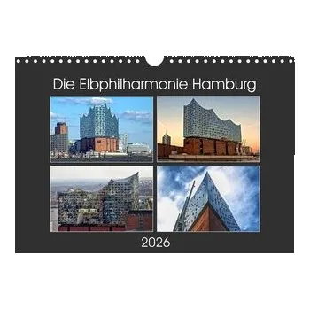 Cestování Die Elbphilharmonie Hamburg (Wandkalender 2026 DIN A4 quer), CALVENDO Monatskalender - Mirko Weigt, ©.