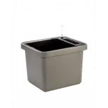 PLASTIA Samozavlažovací truhlík PLASTIA BERBERIS UNO 45x39x35 taupe