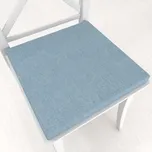 Čtvercový podsedák BKW-210 Světle modrý žíhaný - 38x38x3 cm