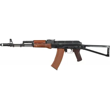 Airsoftová zbraň Airsoftová zbraň AKS74N - ocelová, pravé dřevo, Mos-Fet verze, Essential, E&L