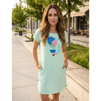 Dámské šaty Dámské šaty ALTISPORT EDNITA MINT XXL