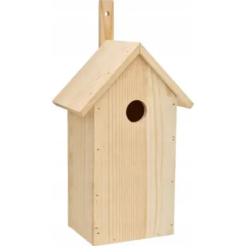 Hnízdní budka Hnízdní budka pro ptáky, domeček 39 Cm, surové dřevo