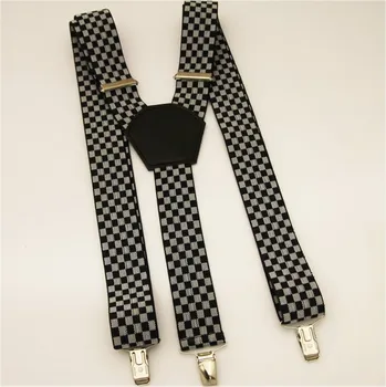 Kšandy Kšandy černo bílá šachovnice Assante 90134, Velikost Uni