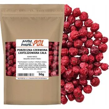 Sušené ovoce Červený rybíz lyofilizovaný Kol-pol 50 g celé plody přírodní