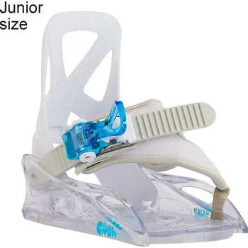 Vázání na snowboard vázání Burton Grom - White M - kid´s size