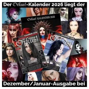 Kalendář Orkus!-Edition Dezember 2025 /Januar 2026 mit Kalender 2026