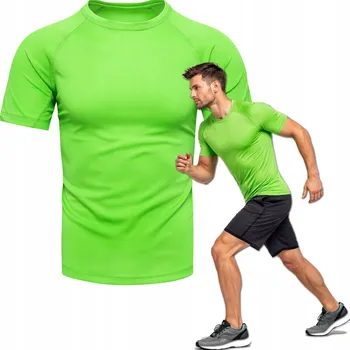 Pánské tričko Tričko pánské termoaktivní světle zelené eco Rychleschnoucí Lehké XXL