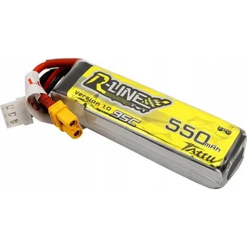 Bezpečnostní kamera Tattu Rline Akumulátor Baterie LiPo 550mAh 7.4V 95C 2S1P XT30 JST-XH