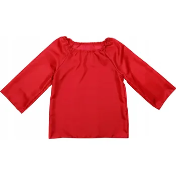 Pánská košile KOŠILE S DLOUHÝM RUKÁVEM KUJAWSKÝ KROJ LIDOVÝ ODĚV ULAN ČERVENÁ 146-152