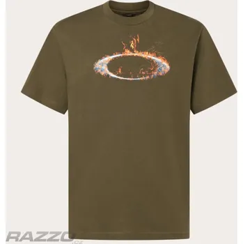 Pánské tričko Pánské tričko Oakley Mtl Solar Rail Tee New Dark Brush XXL