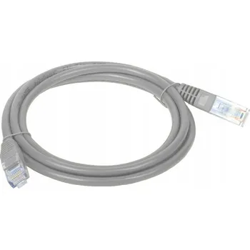 Síťový kabel Patchcord Alantec U/UTP 5e RJ45 / RJ45 20 m šedý